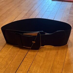 Black Stretchy Belt for women